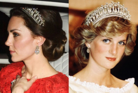 Kate Middleton wears Princess Diana’s tiara for the second time